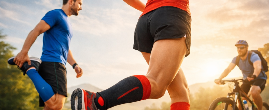 Kompressionsstrümpfe beim Sport: Wirkung, Vorteile & Anwendung 2026