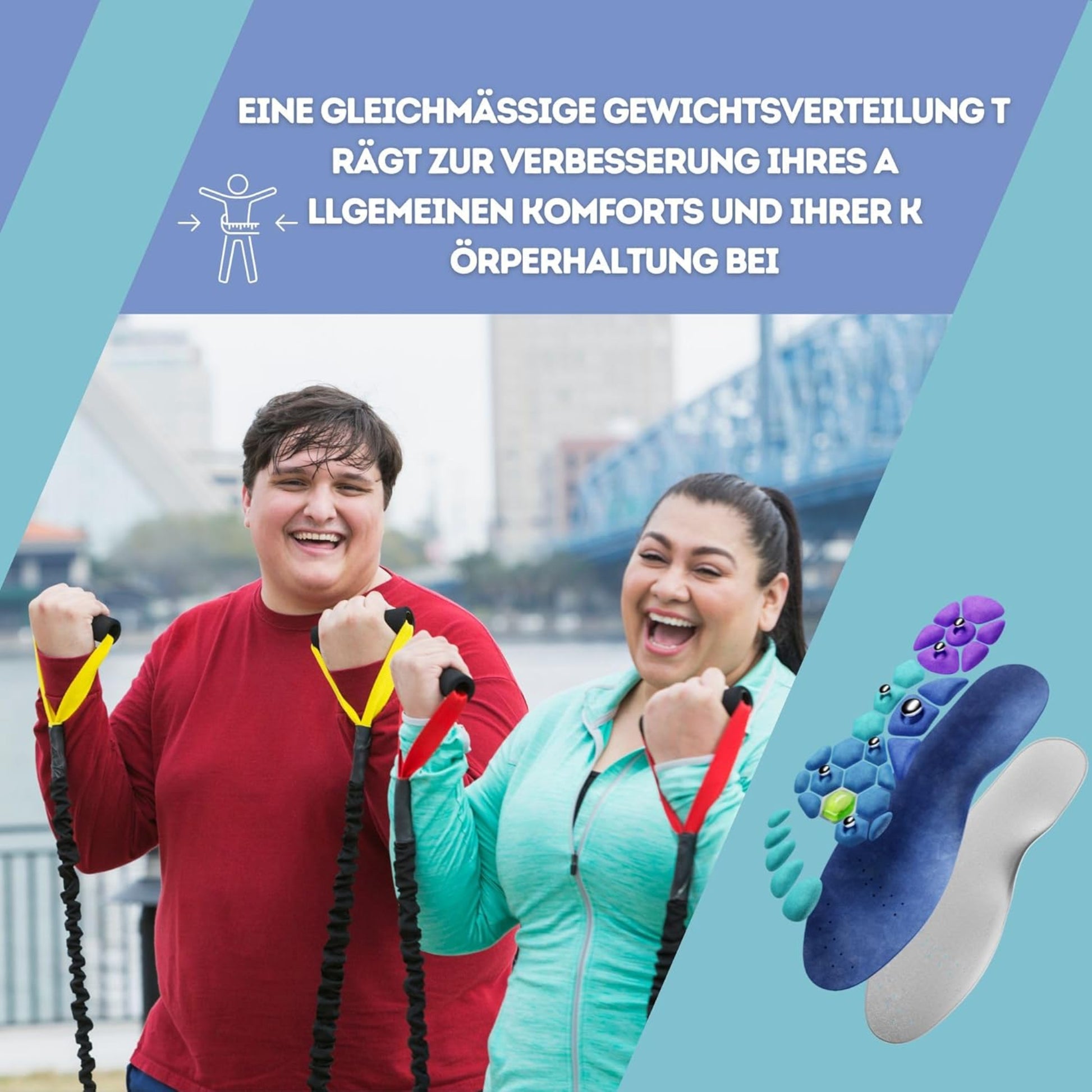 Akusoli orthopädische Einlegesohlen - ergonomisches Design für Fußgesundheit
