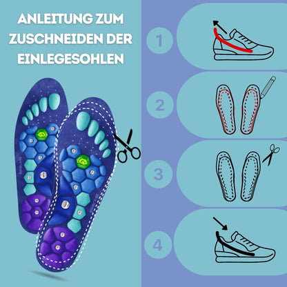 Akusoli Einlegesohlen zuschneiden - individuell anpassbar für perfekte Passform
